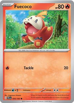 Fuecoco - Paldea Evolved