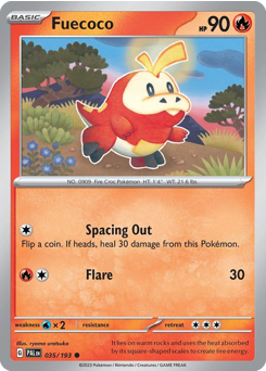 Fuecoco - Paldea Evolved