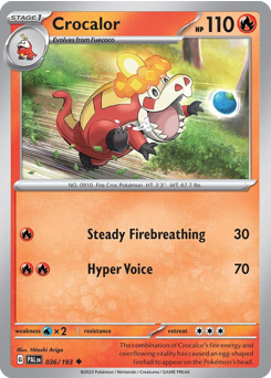 Crocalor - Paldea Evolved