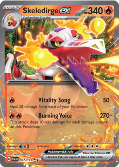 Skeledirge ex - Paldea Evolved