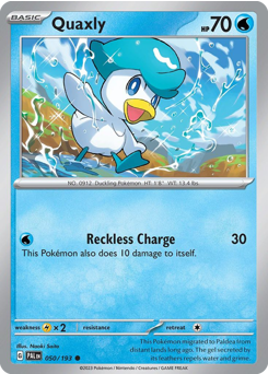 Quaxly - Paldea Evolved