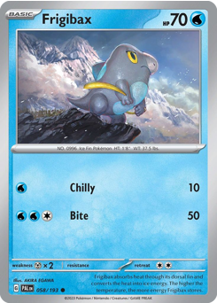 Frigibax - Paldea Evolved
