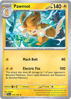 Pawmot - Paldea Evolved