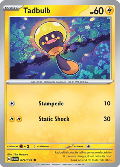 Tadbulb - Paldea Evolved
