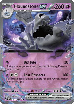 Houndstone ex - Obsidian Flames