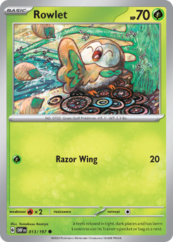 Rowlet - Obsidian Flames