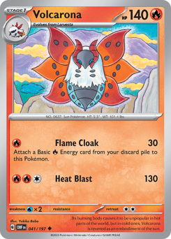 Volcarona - Obsidian Flames
