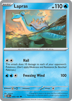 Lapras - Obsidian Flames