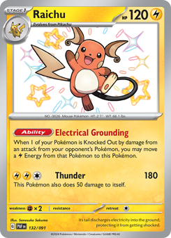 Raichu - Paldean Fates