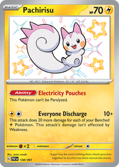 Pachirisu - Paldean Fates