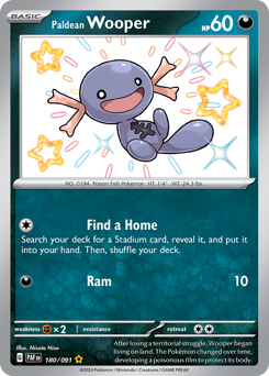 Paldean Wooper - Paldean Fates