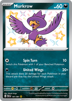 Murkrow - Paldean Fates