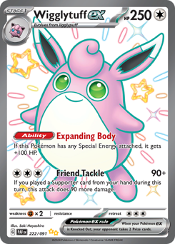 Wigglytuff ex - Paldean Fates