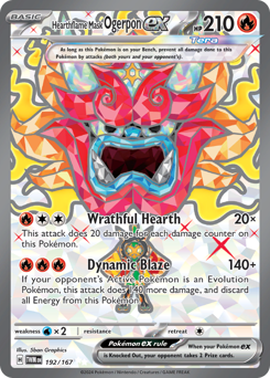 Hearthflame Mask Ogerpon ex - Twilight Masquerade