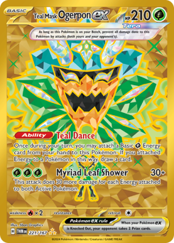 Teal Mask Ogerpon ex - Twilight Masquerade