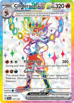 Cinderace ex - Stellar Crown