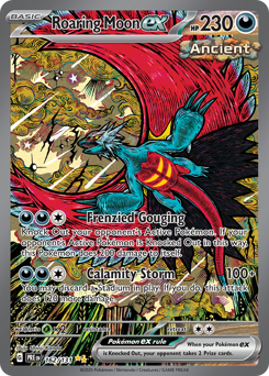 Roaring Moon ex - Prismatic Evolutions #162 Price & Value ($166.44