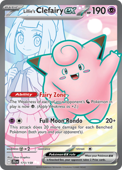 Lillie's Clefairy ex - Journey Together #173 Price & Value ($6.44