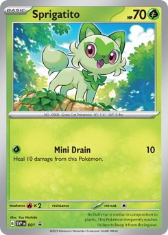 Sprigatito - Scarlet & Violet Black Star Promos