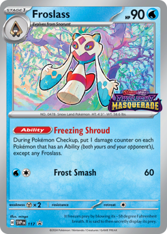 Froslass - Scarlet & Violet Black Star Promos