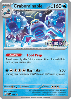 Crabominable - Scarlet & Violet Black Star Promos