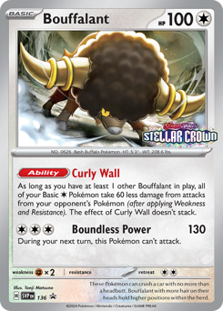 Bouffalant - Scarlet & Violet Black Star Promos
