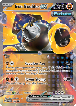 Iron Boulder ex - Scarlet & Violet Black Star Promos