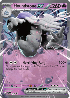 Houndstone ex - Scarlet & Violet Black Star Promos