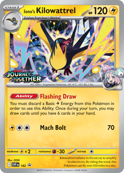 Iono's Kilowattrel - Scarlet & Violet Black Star Promos