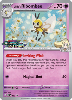 Lillie's Ribombee - Scarlet & Violet Black Star Promos