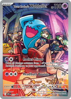 Team Rocket's Wobbuffet - Scarlet & Violet Black Star Promos