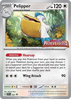Pelipper - Scarlet & Violet Black Star Promos