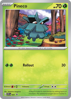 Pineco - Scarlet & Violet Black Star Promos