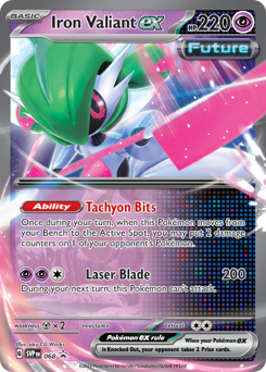 Iron Valiant ex - Scarlet & Violet Black Star Promos