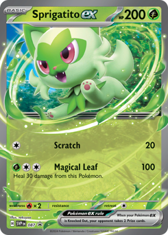 Sprigatito ex - Scarlet & Violet Black Star Promos
