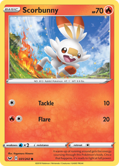 Scorbunny - Sword & Shield