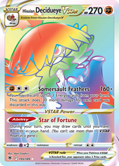 Hisuian Decidueye VSTAR - Astral Radiance