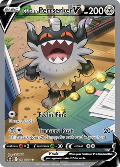Galarian Perrserker V - Lost Origin