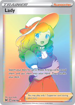 Lady - Lost Origin #208 Price & Value ($5.46) | PokeScope