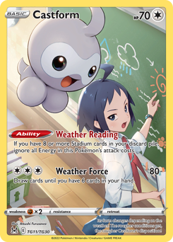 Castform - Lost Origin Trainer Gallery