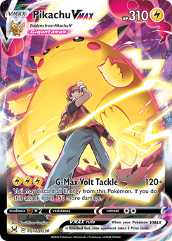 Pikachu VMAX - Lost Origin Trainer Gallery #TG29 Price & Value