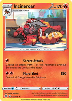 Incineroar - Silver Tempest