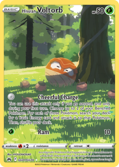 Hisuian Voltorb - Crown Zenith Galarian Gallery