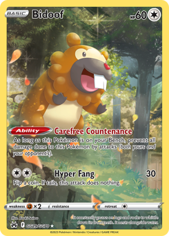 Bidoof - Crown Zenith Galarian Gallery