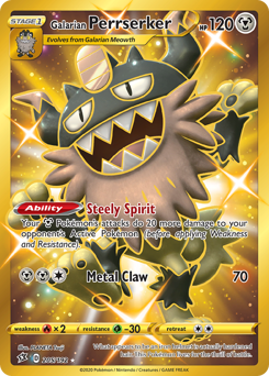Galarian Perrserker - Rebel Clash