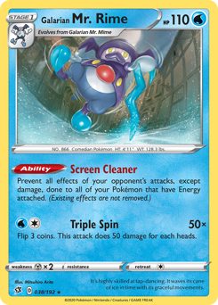 Galarian Mr. Rime - Rebel Clash