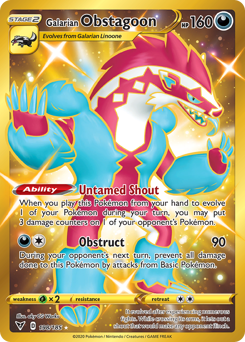 Galarian Obstagoon - Vivid Voltage