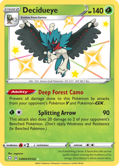 Decidueye - Shining Fates Shiny Vault
