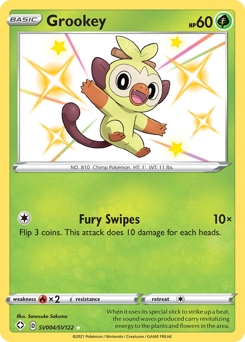 Grookey - Shining Fates Shiny Vault