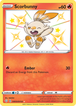 Scorbunny - Shining Fates Shiny Vault